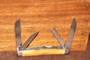 Vintage 1940-1964 Case XX 64052 Congress Stag handle Knife (#164)