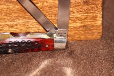 Vintage 1970 Case XX 64052 Congress Red bone 10 dot knife (#171) Vintage 1970 Case XX 64052 Congress Red bone 10 dot knife (#171)