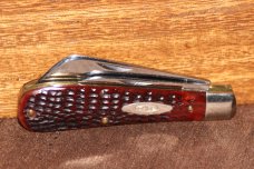 Vintage 1965-1969 Case XX 6217 Loomfixer Red bone knife (#176) Vintage 1965-1969 Case XX 6217 Loomfixer Red bone knife (#176)