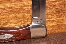 Vintage 1979 Case XX 6165 SAB Laminated wood Folding Hunter knife (#177) Vintage 1979 Case XX 6165 SAB Laminated wood Folding Hunter knife (#177)