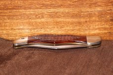 Vintage 1979 Case XX 6165 SAB Laminated wood Folding Hunter knife (#177) Vintage 1979 Case XX 6165 SAB Laminated wood Folding Hunter knife (#177)