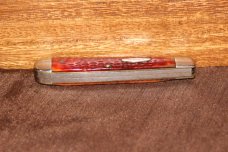 Vintage 1970 Case XX 6254 Trapper Red bone knife (#183) Vintage 1970 Case XX 6254 Trapper Red bone knife (#183)