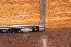 Vintage 1940-1964 Case XX 6233 Serpentine Pen Rough Black Knife (#185)