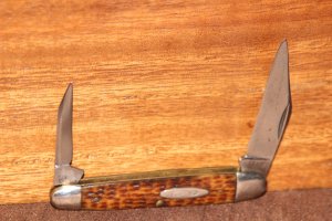 Vintage 1920-1940 Case XX 6276 1/2 Sleeveboard Jack Greenbone Knife (#187)