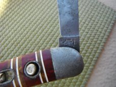 Hammer Brand USA (Imperial) candystripe overlays Switchblade Knife Hammer Brand USA (Imperial) candystripe overlays Switchblade Knife