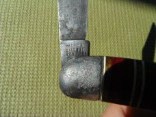 Hammer Brand USA (Imperial) candystripe overlays Switchblade Knife Hammer Brand USA (Imperial) candystripe overlays Switchblade Knife