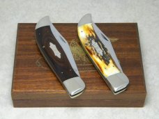 Parker-Frost American Bicentennial Series by Alcas Cutlery Clasp Knife Set in Box c.1976 Parker-Frost American Bicentennial Series by Alcas Cutlery Clasp Knife Set in Box c.1976