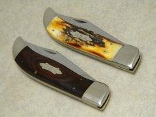 Parker-Frost American Bicentennial Series by Alcas Cutlery Clasp Knife Set in Box c.1976 Parker-Frost American Bicentennial Series by Alcas Cutlery Clasp Knife Set in Box c.1976