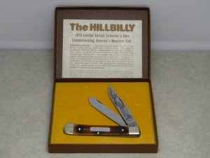 Boker Solingen Germany 1978 Ltd. Bone "The Hillbilly" Trapper Knife in Box