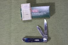 Vintage Rare 2003 Case XX 6249W SS Copperhead Blue bone knife (NIB) (#24) Vintage Rare 2003 Case XX 6249W SS Copperhead Blue bone knife (NIB) (#24)