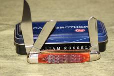 Vintage 2000 Case Brothers 6347 SS Stockman Russell Jigged Chestnut Bone Knife NIB (#50) Vintage 2000 Case Brothers 6347 SS Stockman Russell Jigged Chestnut Bone Knife NIB (#50)