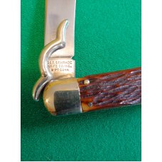 Presto switchblade knife with the lazy W guard Presto switchblade knife with the lazy W guard