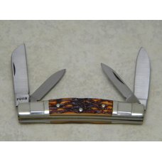 Boker Tree Brand USA Olde Stag 70113 Delrin Congress Knife in Box Boker Tree Brand USA Olde Stag 70113 Delrin Congress Knife in Box