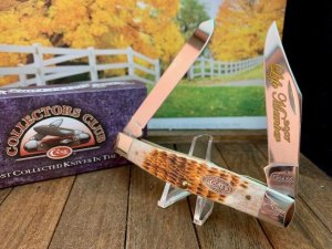 Case CCC Life Member Knife For 2007, Moose in Honey Brown Bone