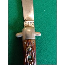 Presto switchblade knife with the DERBY GUARD! Presto switchblade knife with the DERBY GUARD!