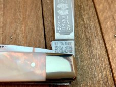 Bulldog 4 Blade Congress in AAA+ Pearl Twin Bulldog Tang Stamp Circa 2000 Bulldog 4 Blade Congress in AAA+ Pearl Twin Bulldog Tang Stamp Circa 2000