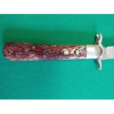 Presto switchblade knife with the lazy W guard Presto switchblade knife with the lazy W guard