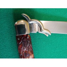 Presto switchblade knife with the lazy W guard Presto switchblade knife with the lazy W guard