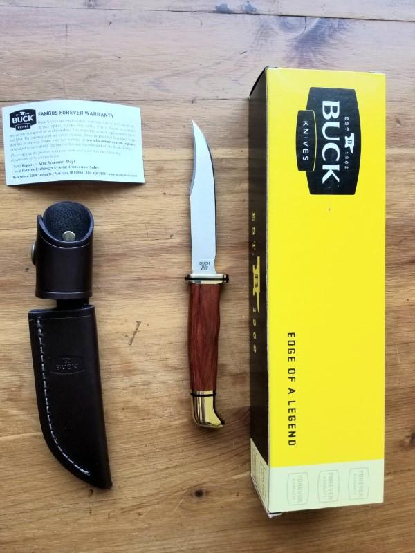 BUCK WOODSMAN 102 (cocobolo dymondwood handles)