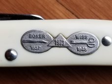 BOKER 3-bladed knife.WISS COMMEMORATIVE 1848-1973 BOKER 3-bladed knife.WISS COMMEMORATIVE 1848-1973
