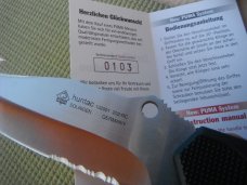 Rare Puma Huntac fixed blade German knife knives 132001 Sheath & Org Box paper New Old Stock NOS/NIB Rare Puma Huntac fixed blade German knife knives 132001 Sheath & Org Box paper New Old Stock NOS/NIB
