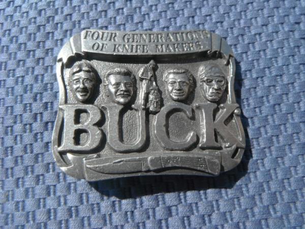 BUCK KNIVES BELT BUCKLE. BUCK KNIVES BELT BUCKLE.
