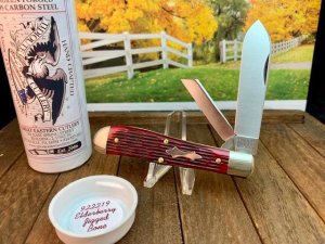 Great Eastern Tidioute Eureka Jack #92 in Elderberry Jigged Bone, SHARP LOOKING!