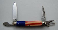 Remington RS4233 Red, White and Blue Covered Junior Scout Knife (529) Remington RS4233 Red, White and Blue Covered Junior Scout Knife (529)