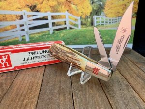 Henckels 2 Blade Barlow with Premium Stag 
