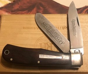 Remington Trapper 2007 Silver Anniversary Bullet Knife