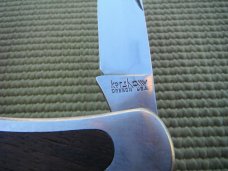 Vintage Kershaw Kai Folding Dual Blade 2050 Lockback Knife Rosewood Inlay. Made in Japan Vintage Kershaw Kai Folding Dual Blade 2050 Lockback Knife Rosewood Inlay. Made in Japan