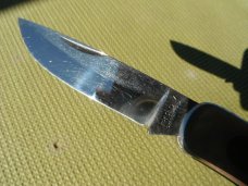 Vintage Kershaw Kai Folding Dual Blade 2050 Lockback Knife Rosewood Inlay. Made in Japan Vintage Kershaw Kai Folding Dual Blade 2050 Lockback Knife Rosewood Inlay. Made in Japan