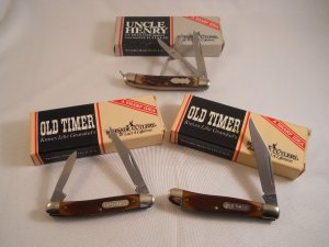 Schrade Old Timer & Uncle Henry Lot USA Mint
