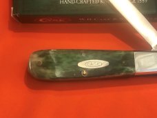 1981 Case xx Razor Barlow Knife w Great Green Bone Handles -MDL# SG6205 R SS -NOS - NM Condition 1981 Case xx Razor Barlow Knife w Great Green Bone Handles -MDL# SG6205 R SS -NOS - NM Condition