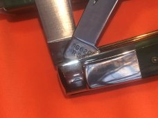 1981 Case xx Razor Barlow Knife w Great Green Bone Handles -MDL# SG6205 R SS -NOS - NM Condition 1981 Case xx Razor Barlow Knife w Great Green Bone Handles -MDL# SG6205 R SS -NOS - NM Condition