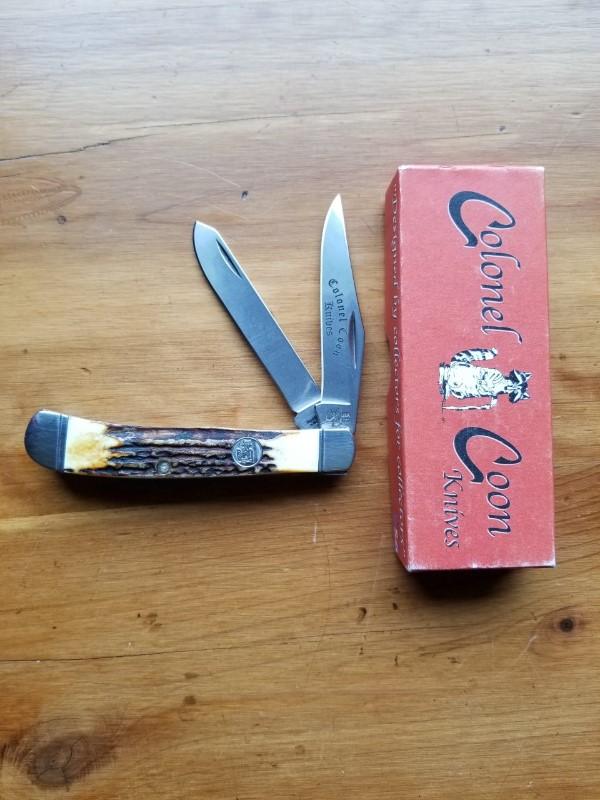 Colonel Coon Genuine India Stag Trapper Colonel Coon Genuine India Stag Trapper