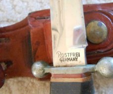 Vintage Stag Cross Guard Puma Fixed Blade Knife Vintage Stag Cross Guard Puma Fixed Blade Knife
