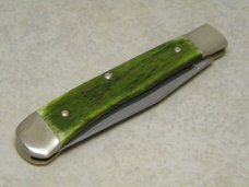 Boker Solingen Germany 1992 Wildlife Series "Mallard Duck" Green Bone 1 Blade Trapper Knife in Box Boker Solingen Germany 1992 Wildlife Series "Mallard Duck" Green Bone 1 Blade Trapper Knife in Box