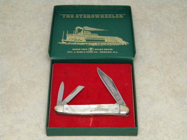 Boker Solingen Germany 1975 LTD. Imitation Pearl 280 Sternwheeler Whittler Knife in Box
