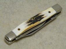 Case XX USA 2000 Genuine Stag 5233 SS Tiny 2 Blade Stockman Knife in Box Case XX USA 2000 Genuine Stag 5233 SS Tiny 2 Blade Stockman Knife in Box