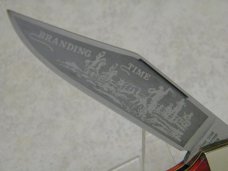 Lone Star Solingen Germany by Boker Red Bone TX Cowboy Series "Branding Time" Lockback Knife in Box Lone Star Solingen Germany by Boker Red Bone TX Cowboy Series "Branding Time" Lockback Knife in Box