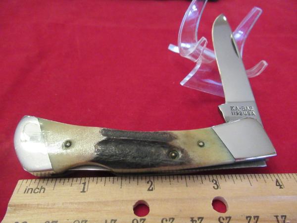 KA-Bar Stag Folding Lock Back Pattern # 1192