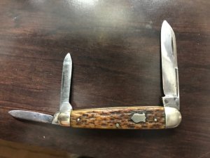 Vintage Ulster Knife Co. catch bit Whittler w/file