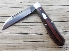 Northwoods Knives Pocket Knives Ocoee Jack Black & Red Linen Micarta GEC Northwoods Knives Pocket Knives Ocoee Jack Black & Red Linen Micarta GEC