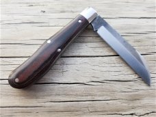 Northwoods Knives Pocket Knives Ocoee Jack Black & Red Linen Micarta GEC Northwoods Knives Pocket Knives Ocoee Jack Black & Red Linen Micarta GEC