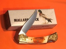 Vintage Parker IMAI K-74 Lockback Pocket Knife w A Mallard Duck Blade Etching -+ Orig Box -NOS Vintage Parker IMAI K-74 Lockback Pocket Knife w A Mallard Duck Blade Etching -+ Orig Box -NOS
