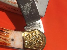 Vintage Parker IMAI K-74 Lockback Pocket Knife w A Mallard Duck Blade Etching -+ Orig Box -NOS Vintage Parker IMAI K-74 Lockback Pocket Knife w A Mallard Duck Blade Etching -+ Orig Box -NOS