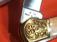 Vintage Parker IMAI K-74 Lockback Pocket Knife w A Mallard Duck Blade Etching -+ Orig Box -NOS Vintage Parker IMAI K-74 Lockback Pocket Knife w A Mallard Duck Blade Etching -+ Orig Box -NOS