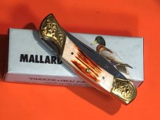 Vintage Parker IMAI K-74 Lockback Pocket Knife w A Mallard Duck Blade Etching -+ Orig Box -NOS Vintage Parker IMAI K-74 Lockback Pocket Knife w A Mallard Duck Blade Etching -+ Orig Box -NOS