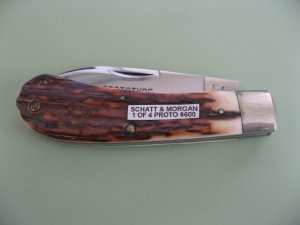 SCHATT & MORGAN MAMMOTH IVORY KENTUCKY SHINER PINT PROTO #1 
